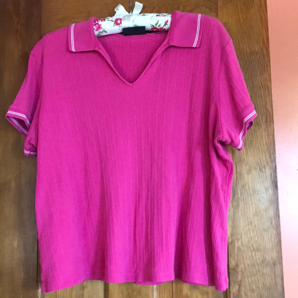📣 Karen Scott Sport Pink Shirt-Last Call